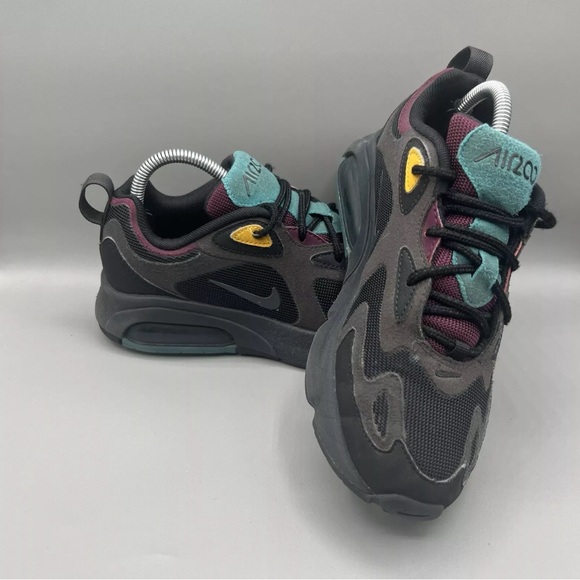 Nike Shoes - Nike Air Max 200 Women’s 5.5 Black Anthracite Bordeaux Running AT6175-001